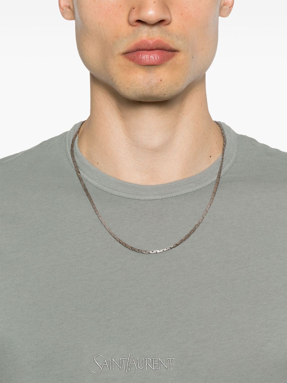 SAINT LAURENT Classic Cotton Mini T-Shirt for Men