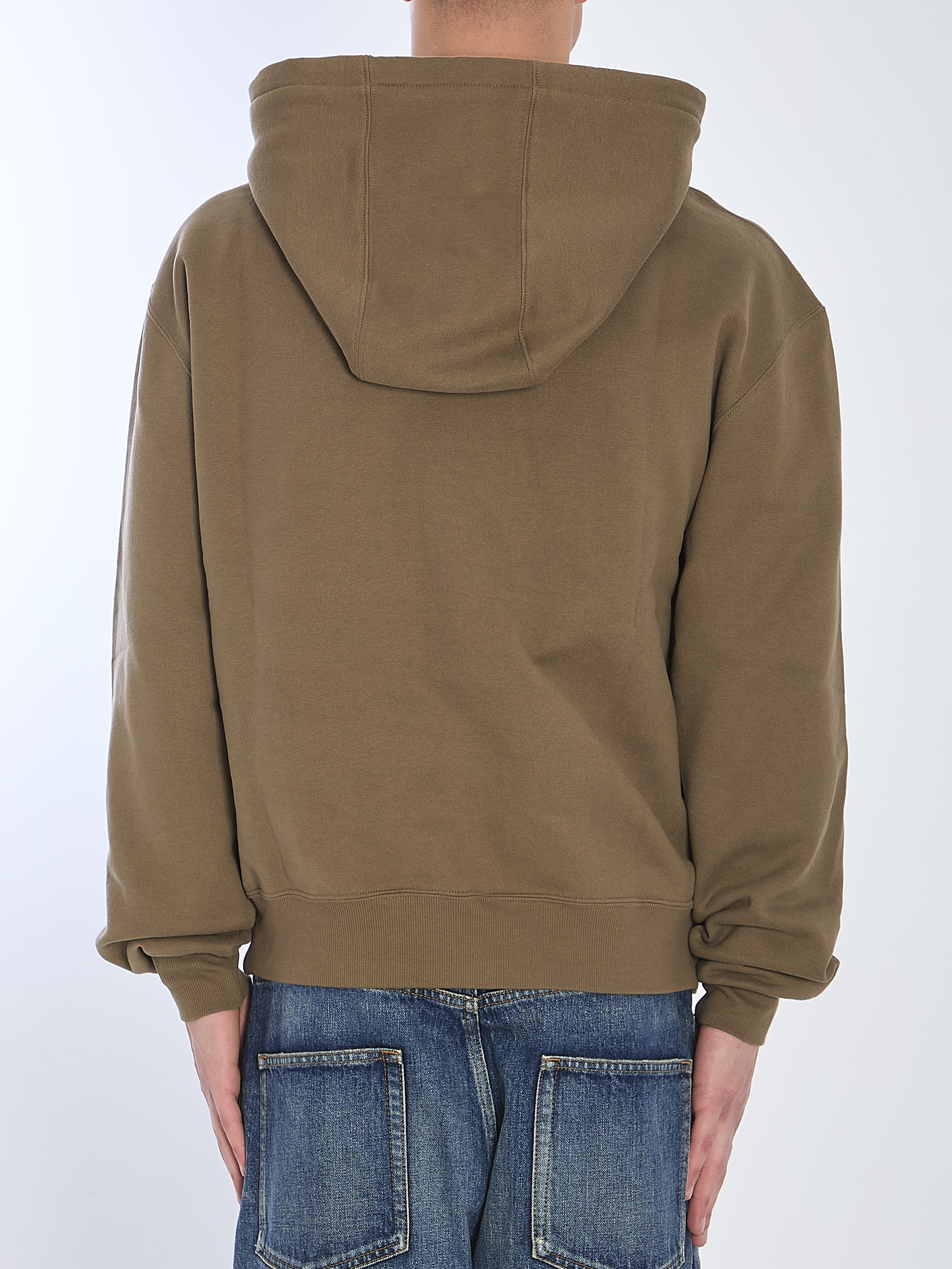 SAINT LAURENT Hooded Sweatshirt with Logo - Size L