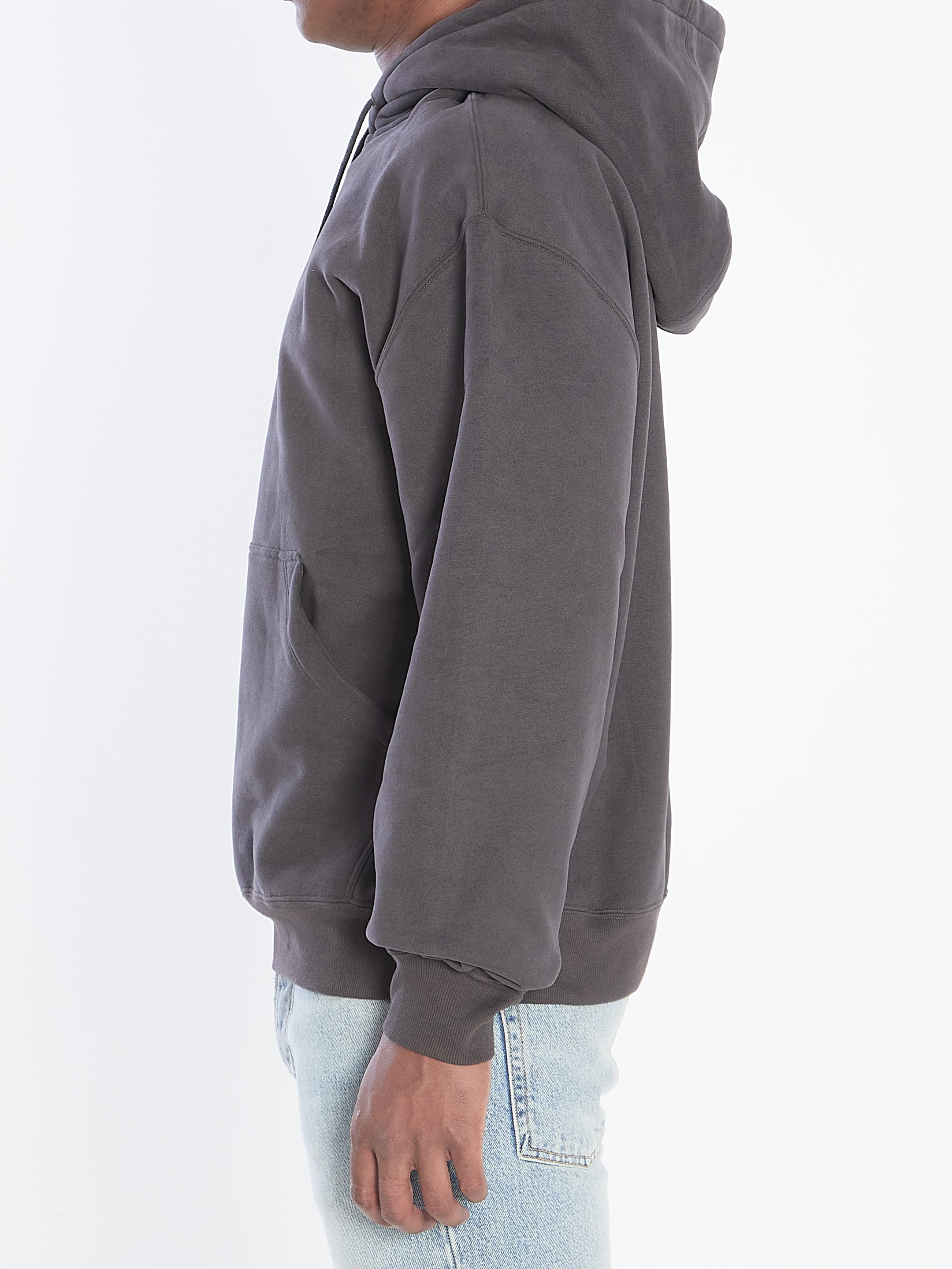 SAINT LAURENT Men's Logo Hooded Sweatshirt - Size L