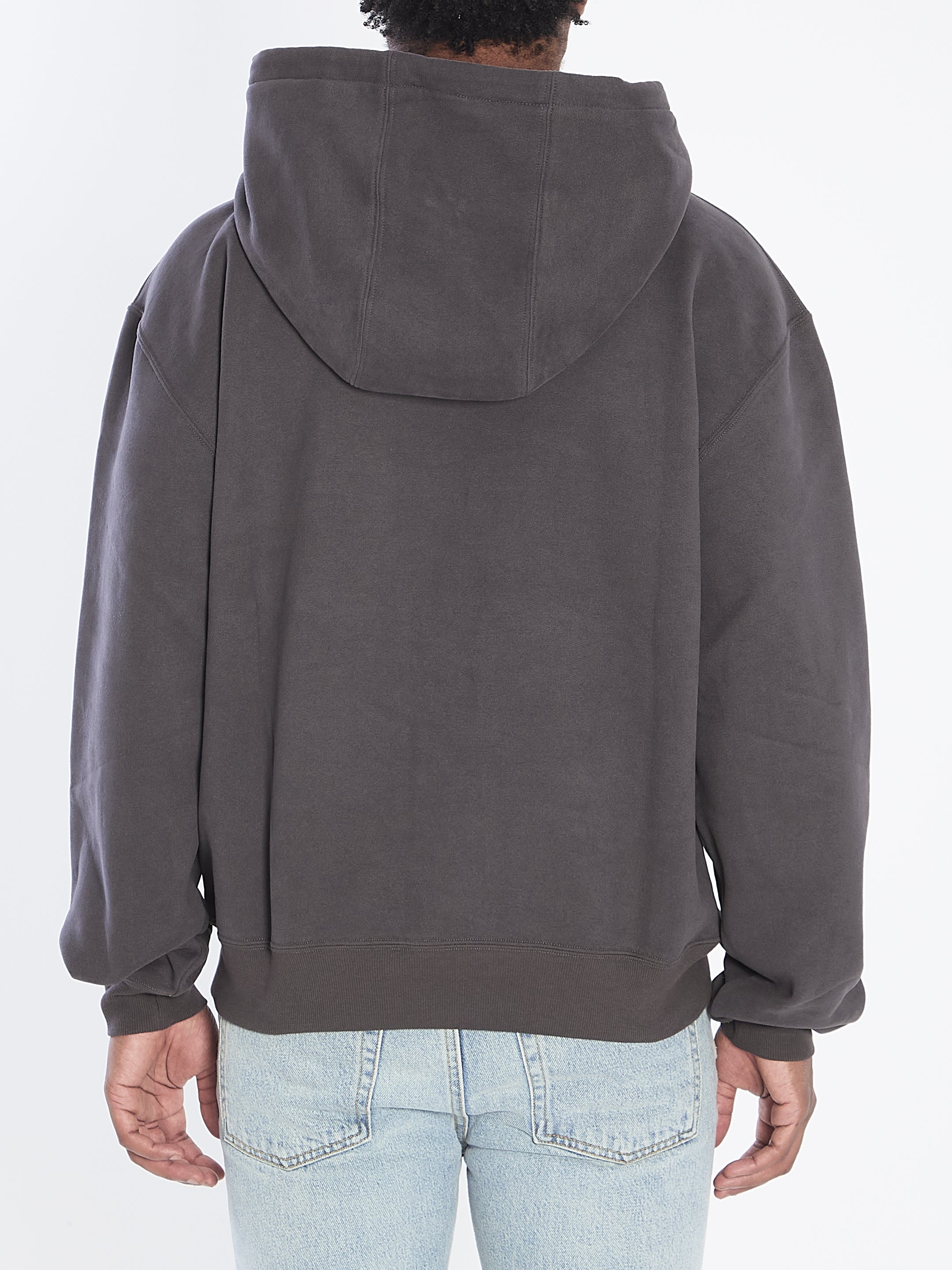 SAINT LAURENT Men's Logo Hooded Sweatshirt - Size L