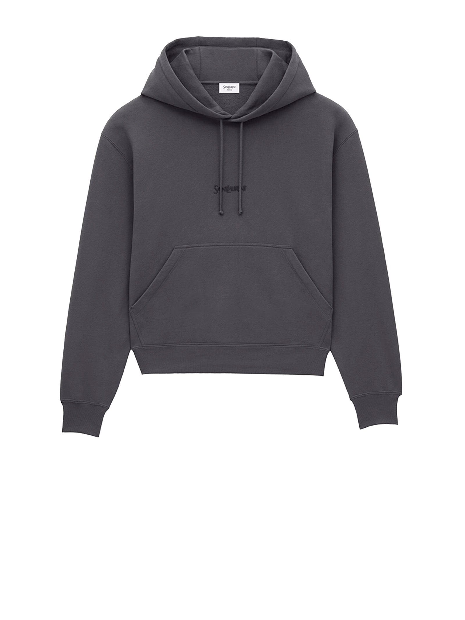 SAINT LAURENT Men's Logo Hooded Sweatshirt - Size L