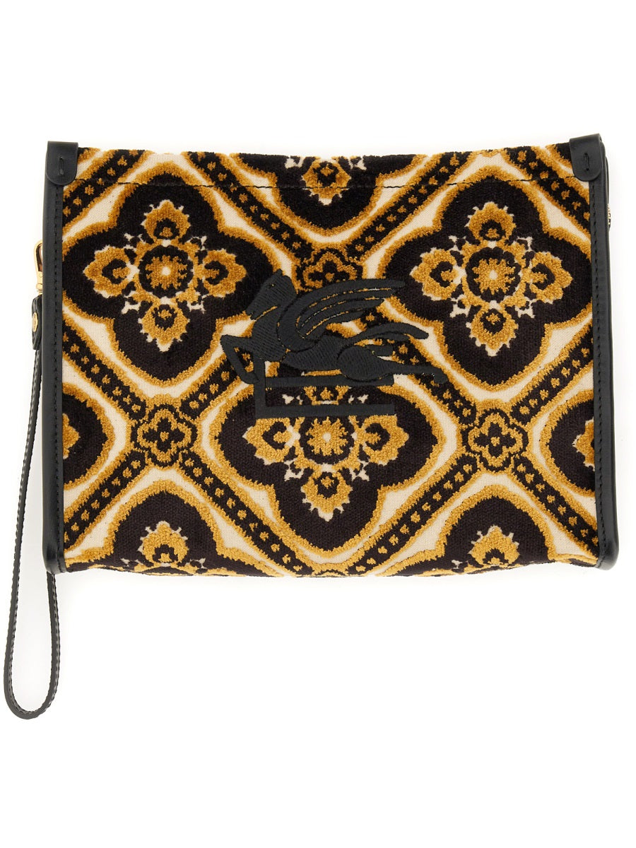 ETRO Medium Paisley Print Pouch Handbag