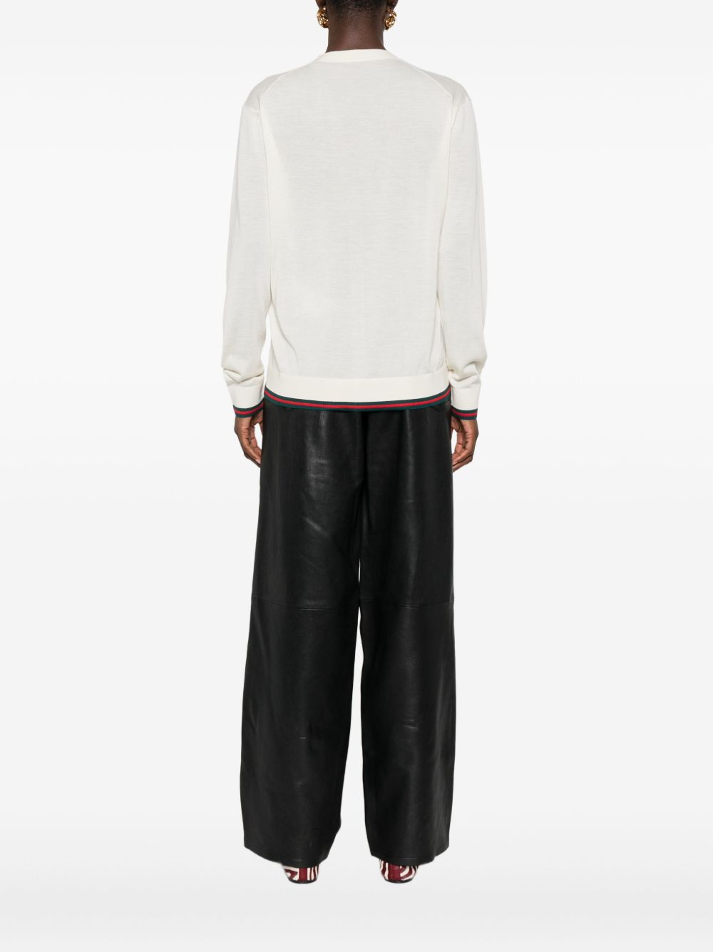 GUCCI Cashmere and Silk Blend Cardigan