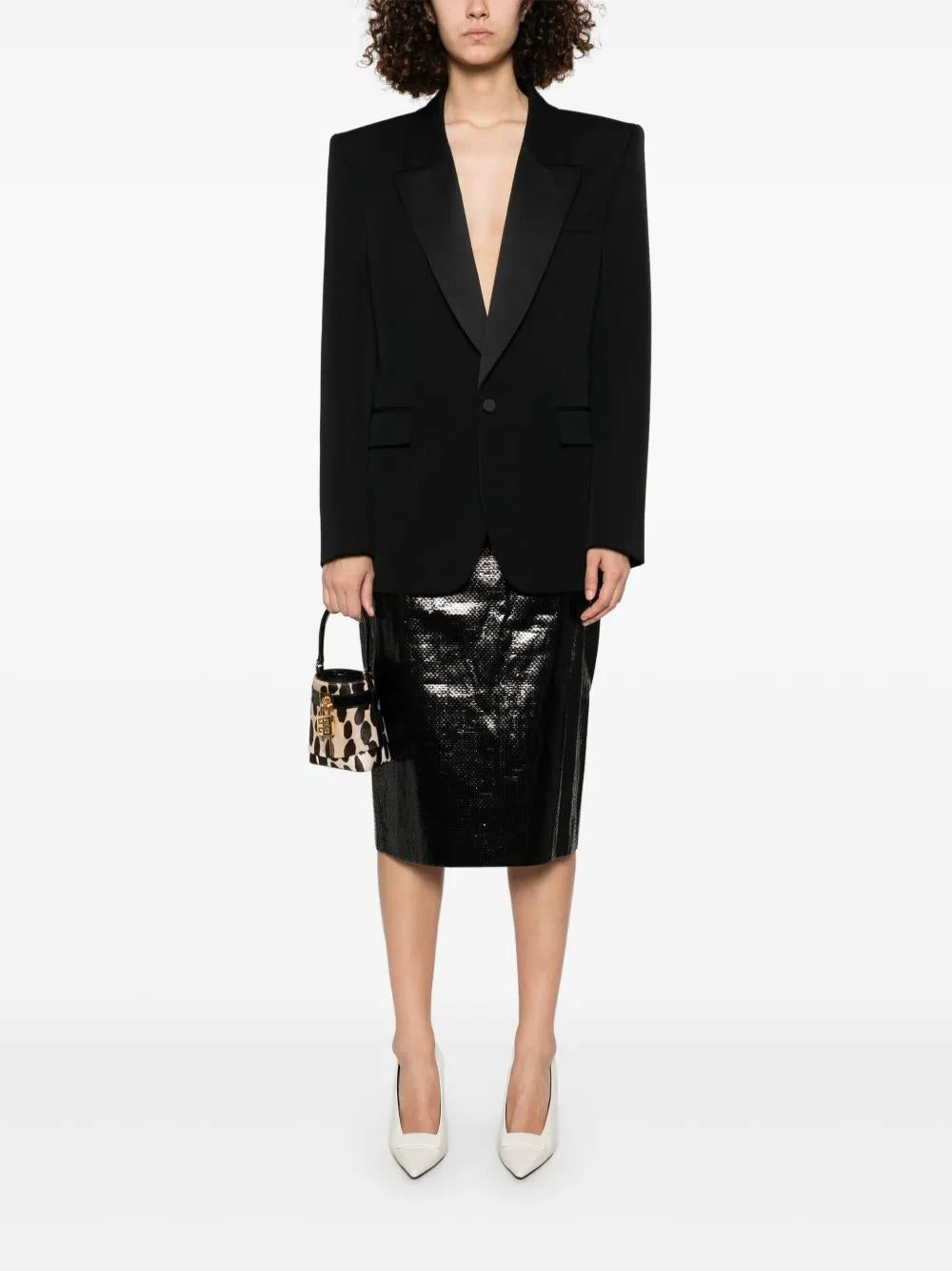 SAINT LAURENT Cotton Jacket for Women - SS25 Collection