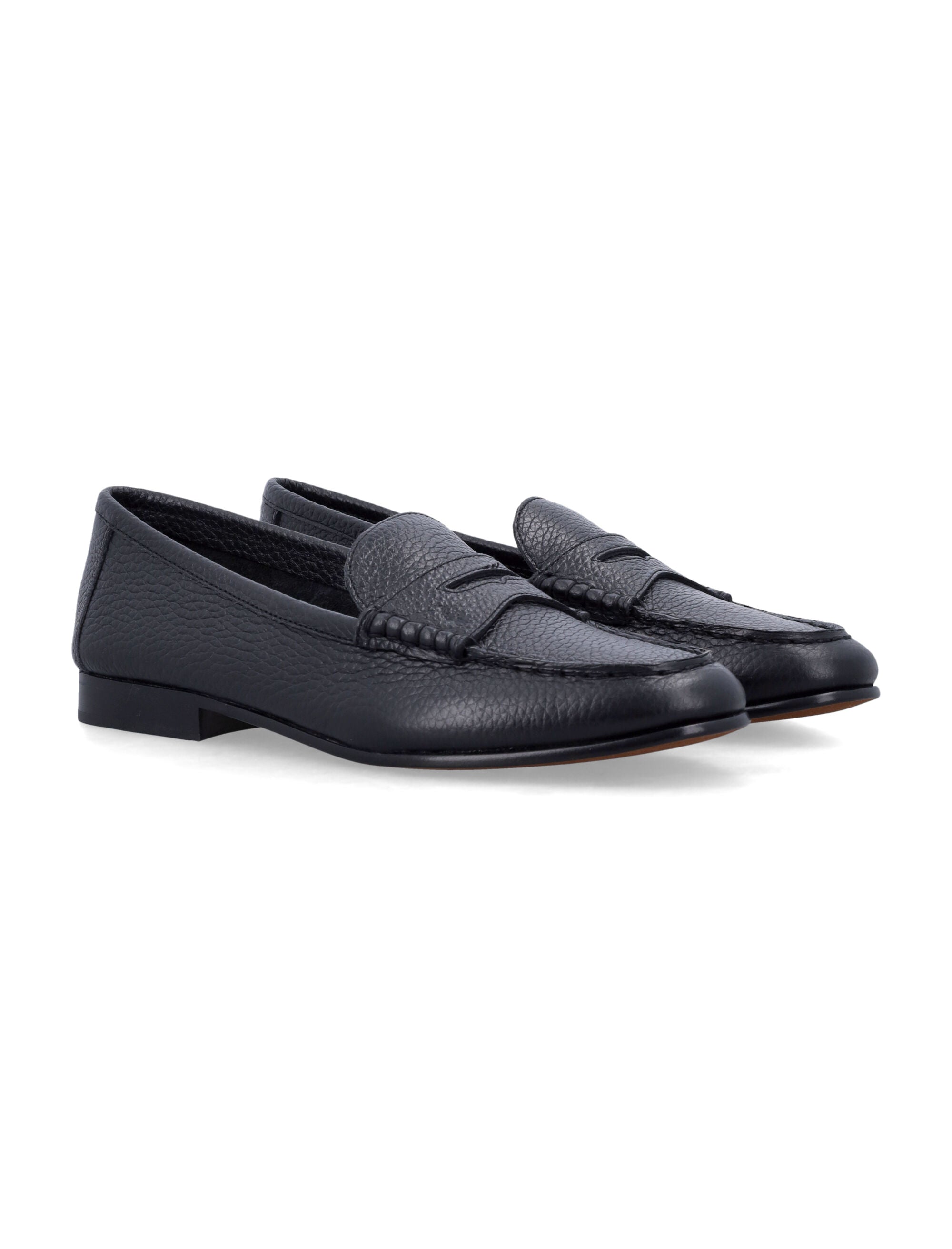 POLO RALPH LAUREN Pebbled Leather Penny Loafer for Women