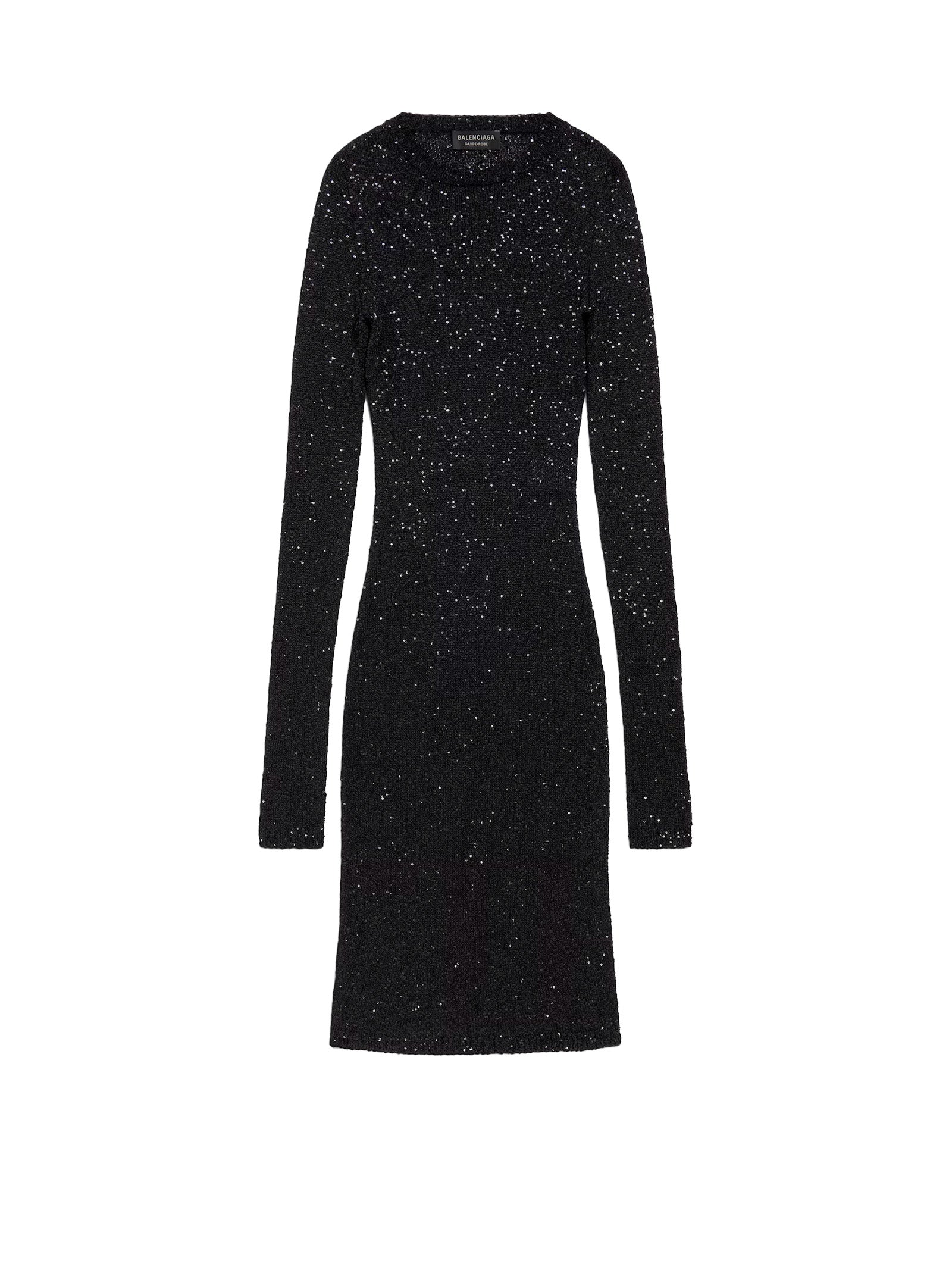 BALENCIAGA Elegant Polyamide Mini Dress