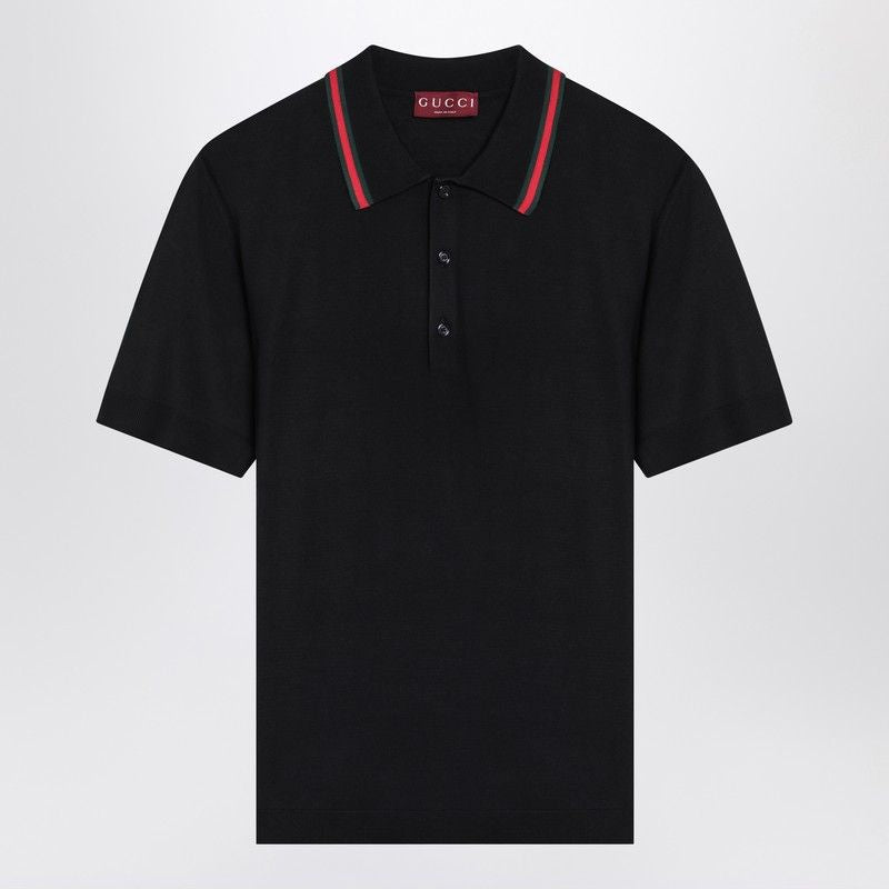 GUCCI Knit Polo for Men - SS25 Collection