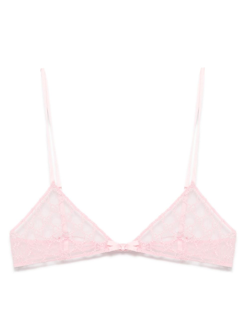 GUCCI Elegant Tulle Bra with Bow Detailing for Women