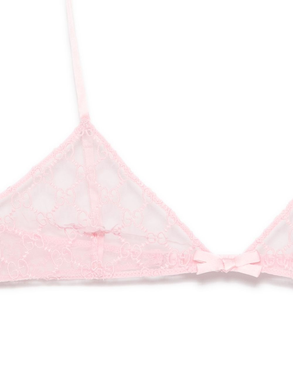 GUCCI Elegant Tulle Bra with Bow Detailing for Women