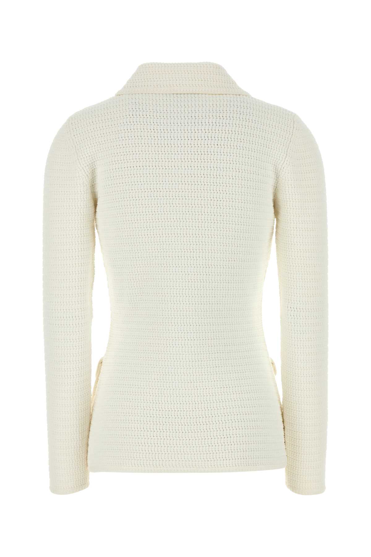 GUCCI Women's Cotton Cardigan with Two Buttoned Front Flap Pockets