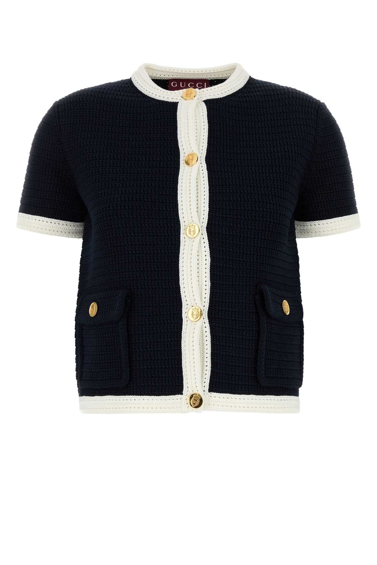 GUCCI Stretch Crochet Cardigan