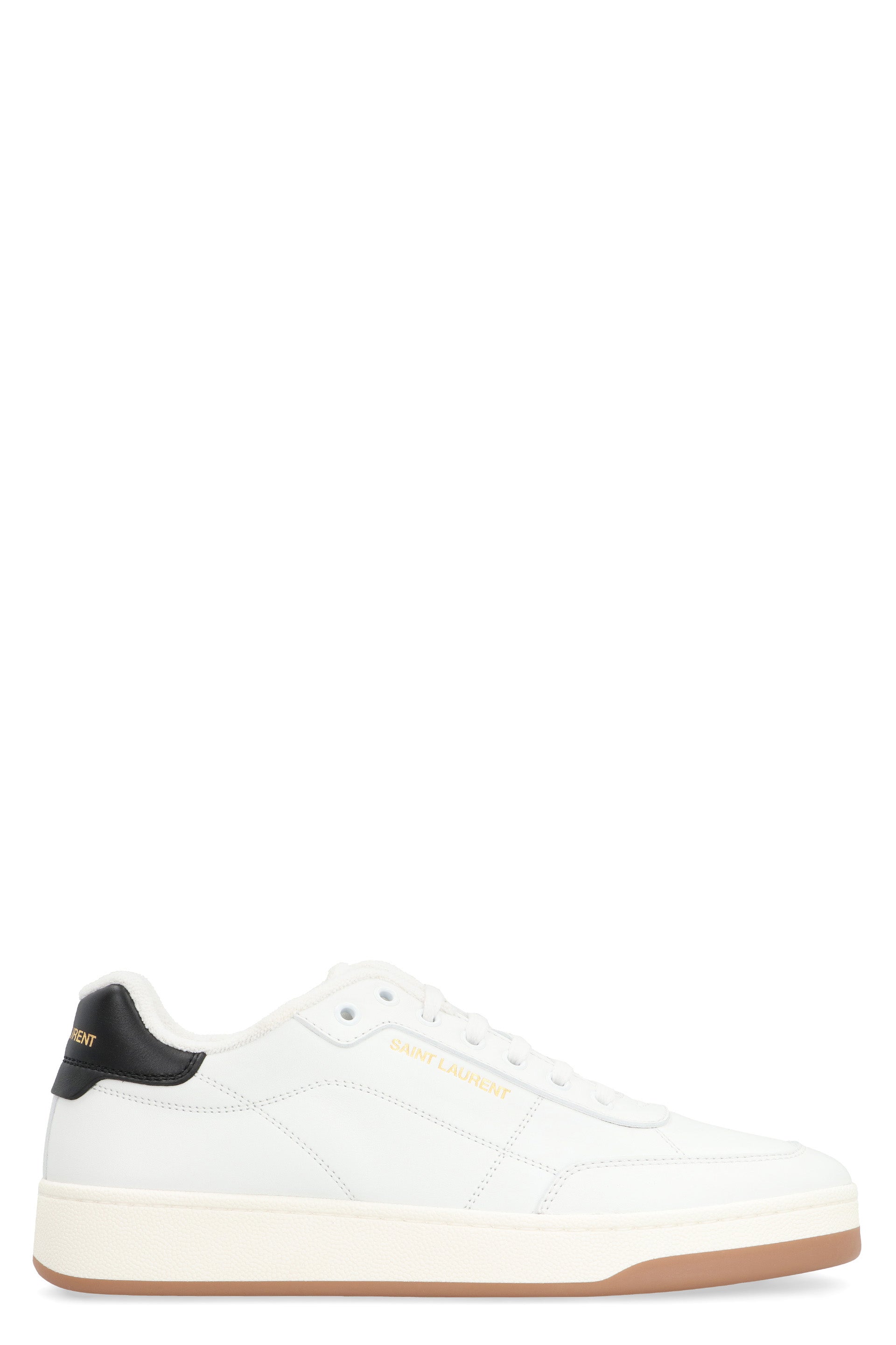 SAINT LAURENT Leather Low-Top Sneakers