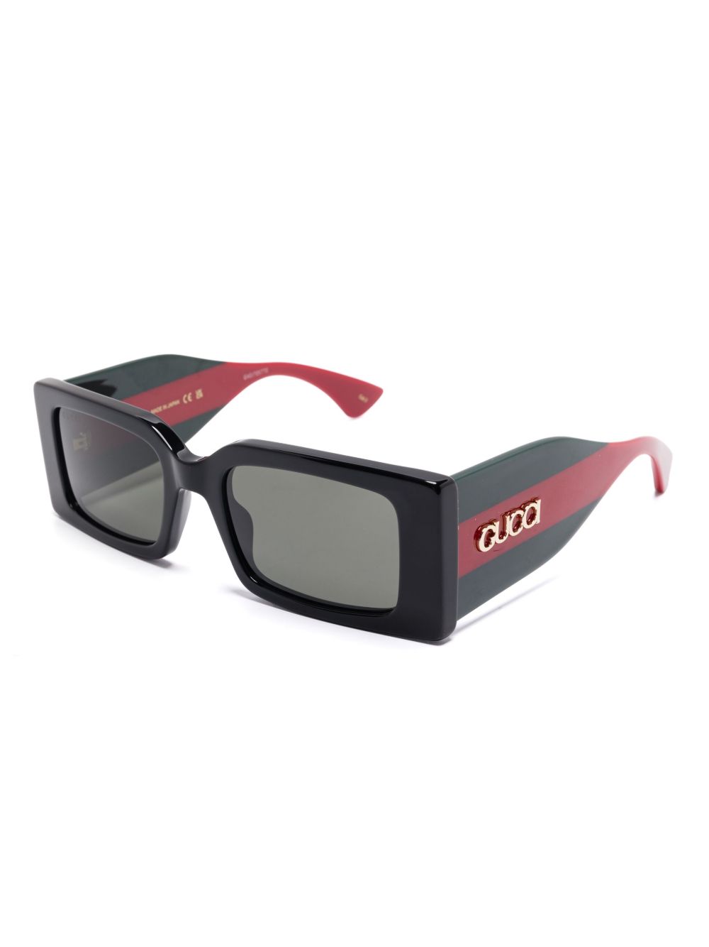 GUCCI Rectangular Sunglasses with Distinctive Temples - 13.5CM Temple Length