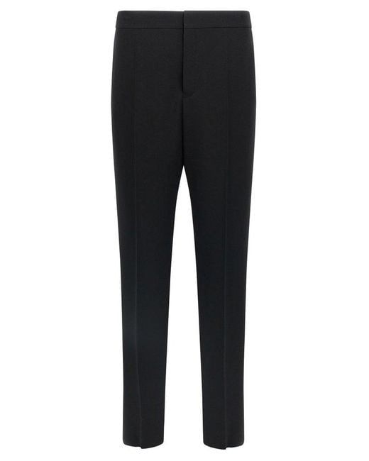 SAINT LAURENT Classic Wool Pants for Men - SS25 Collection