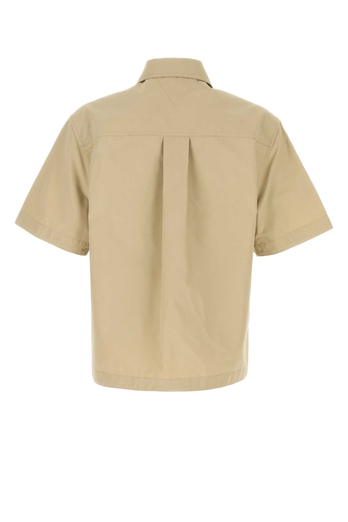 BOTTEGA VENETA Short Sleeve Nylon Blend Shirt for Men
