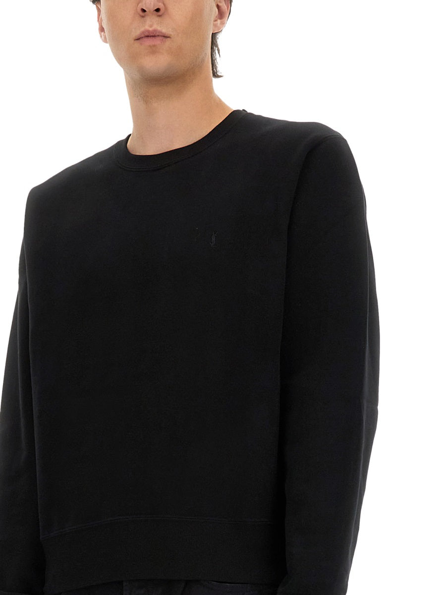 SAINT LAURENT Classic Cassandras Sweatshirt Large