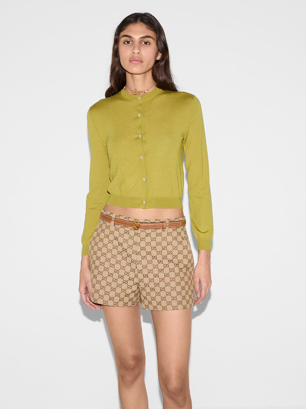 GUCCI Super Fine Cashmere Silk Cardigan Size S