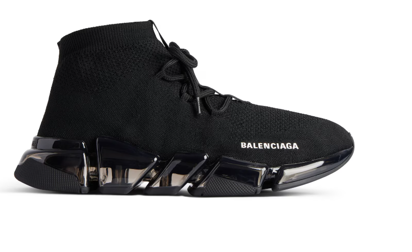 BALENCIAGA Men's Chunky Sole Lace-Up Sneakers
