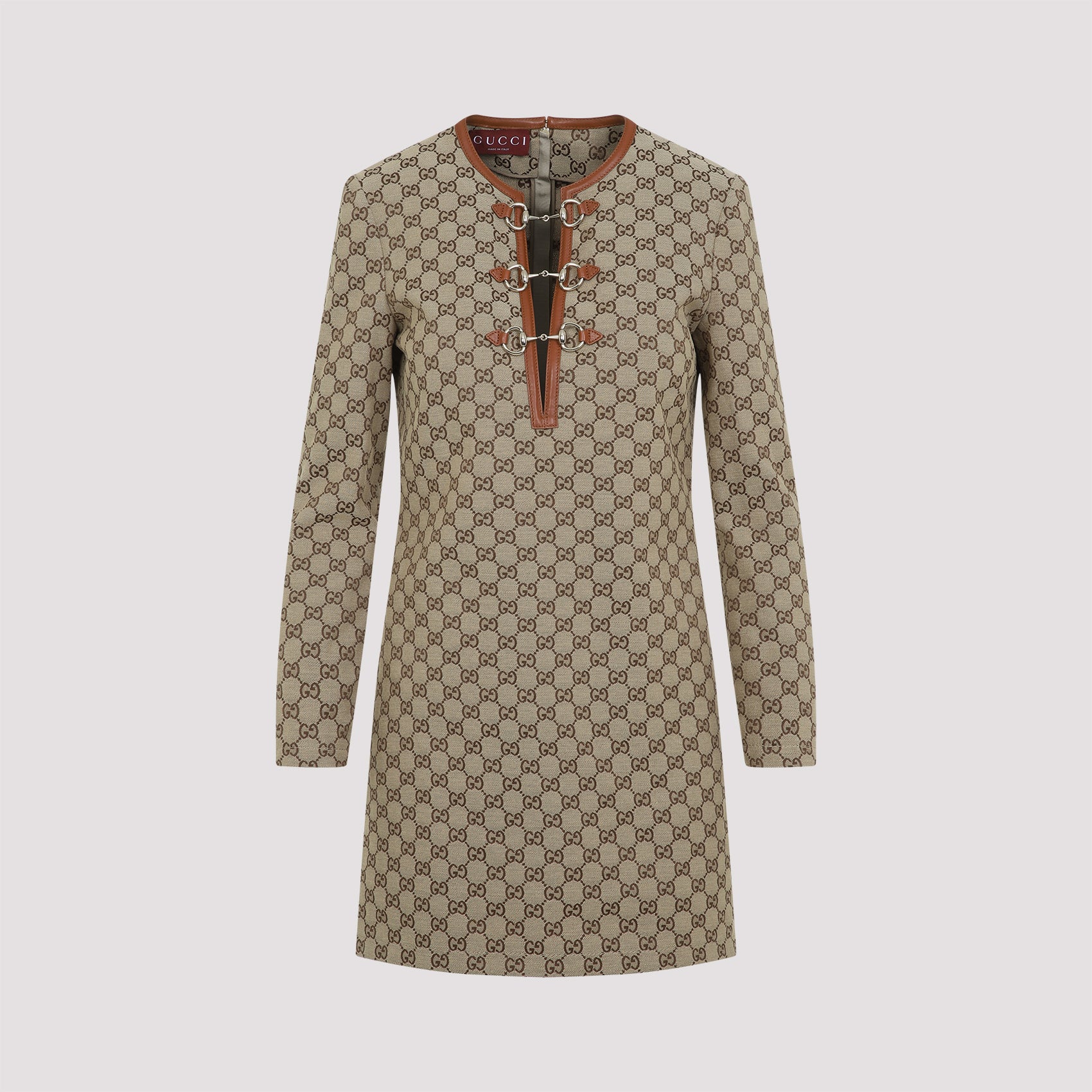 GUCCI Women's Mini Dress with Horsebit Details - Size IT 40