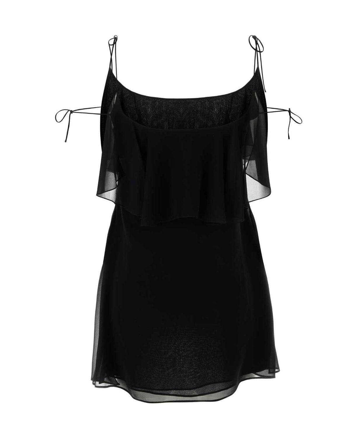 SAINT LAURENT Elegant Silk Mini Dress for Women