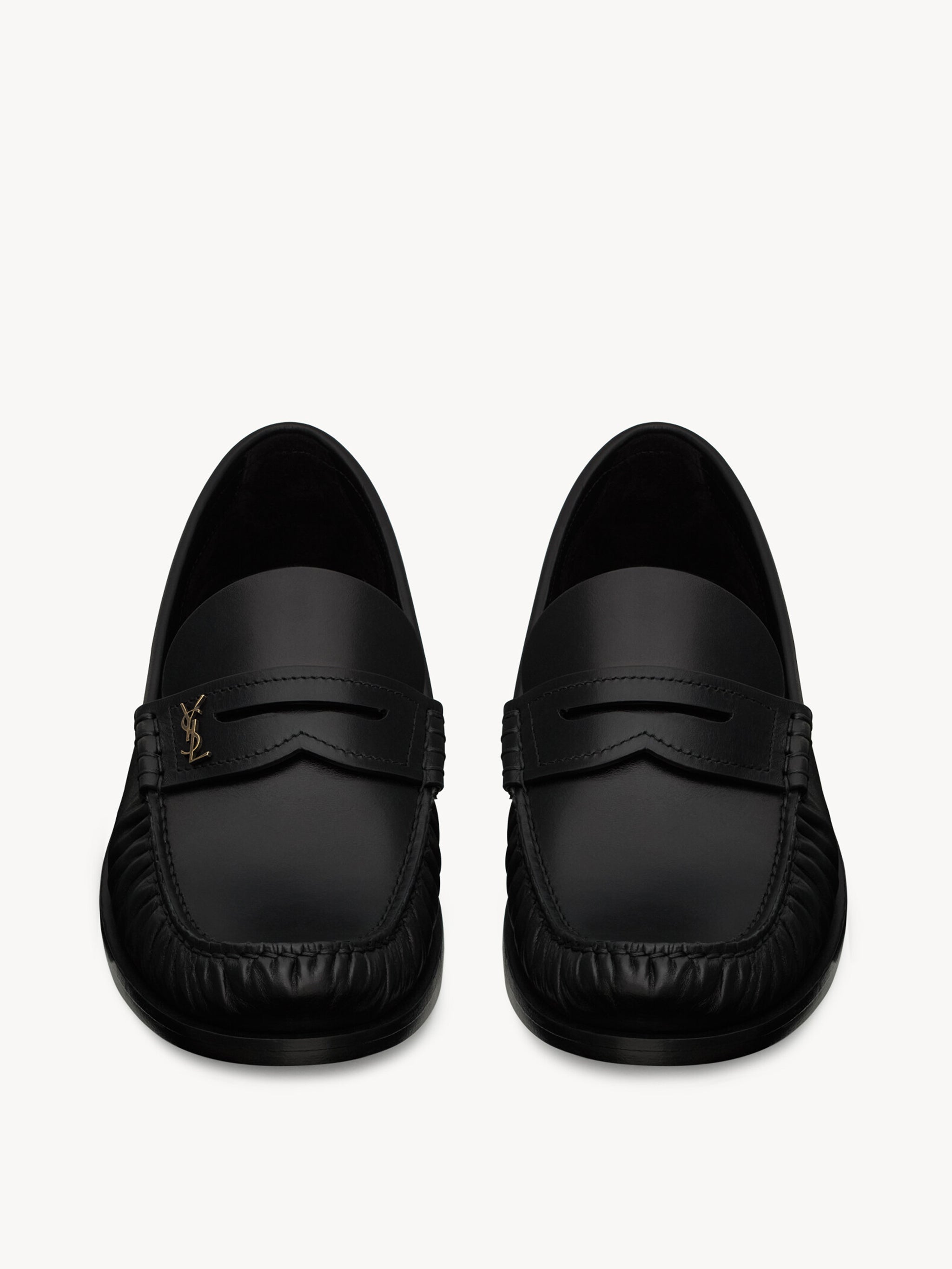 SAINT LAURENT Moccasin Laurent - Classic Men's 100% Calfskin Footwear