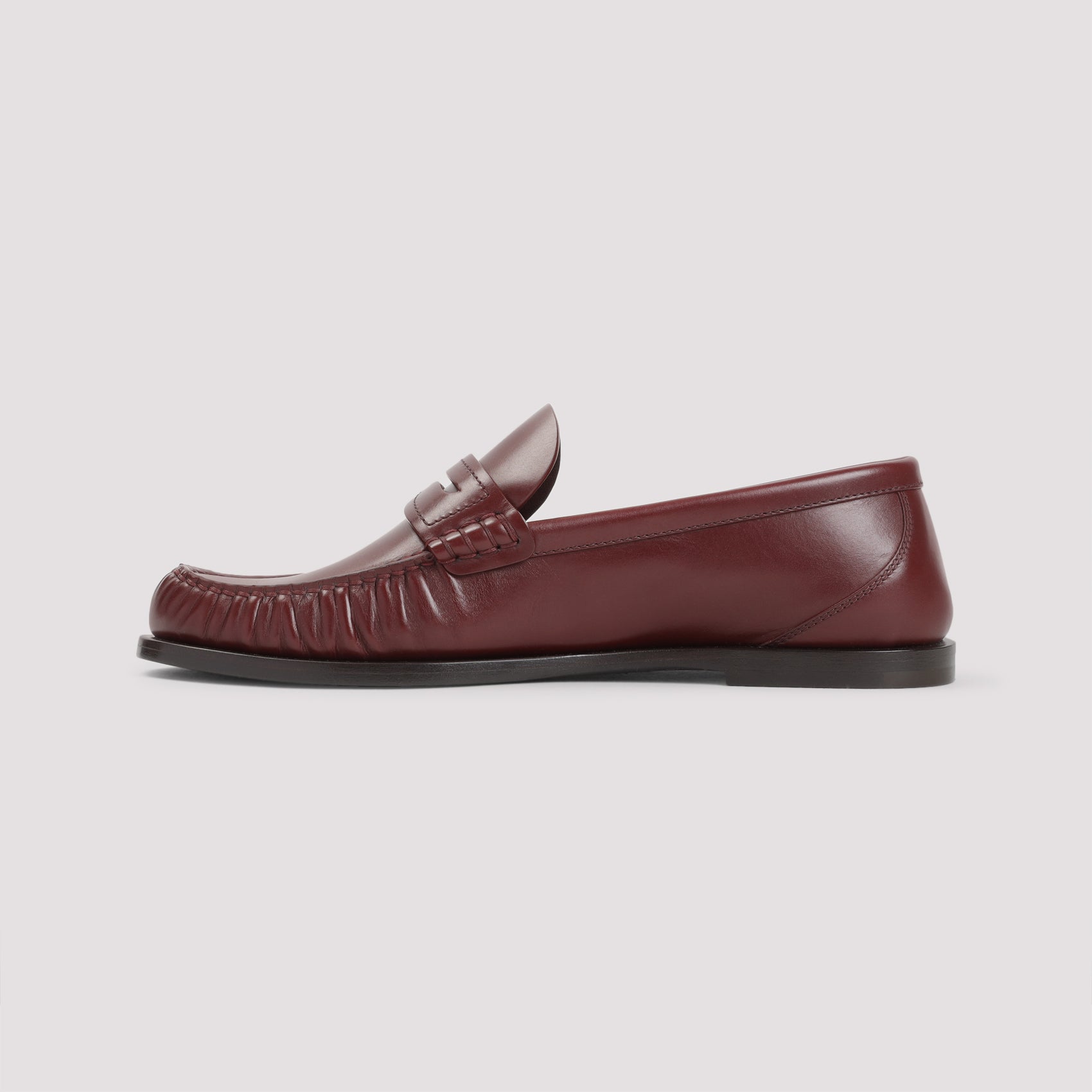SAINT LAURENT Smooth Leather Loafer for Women