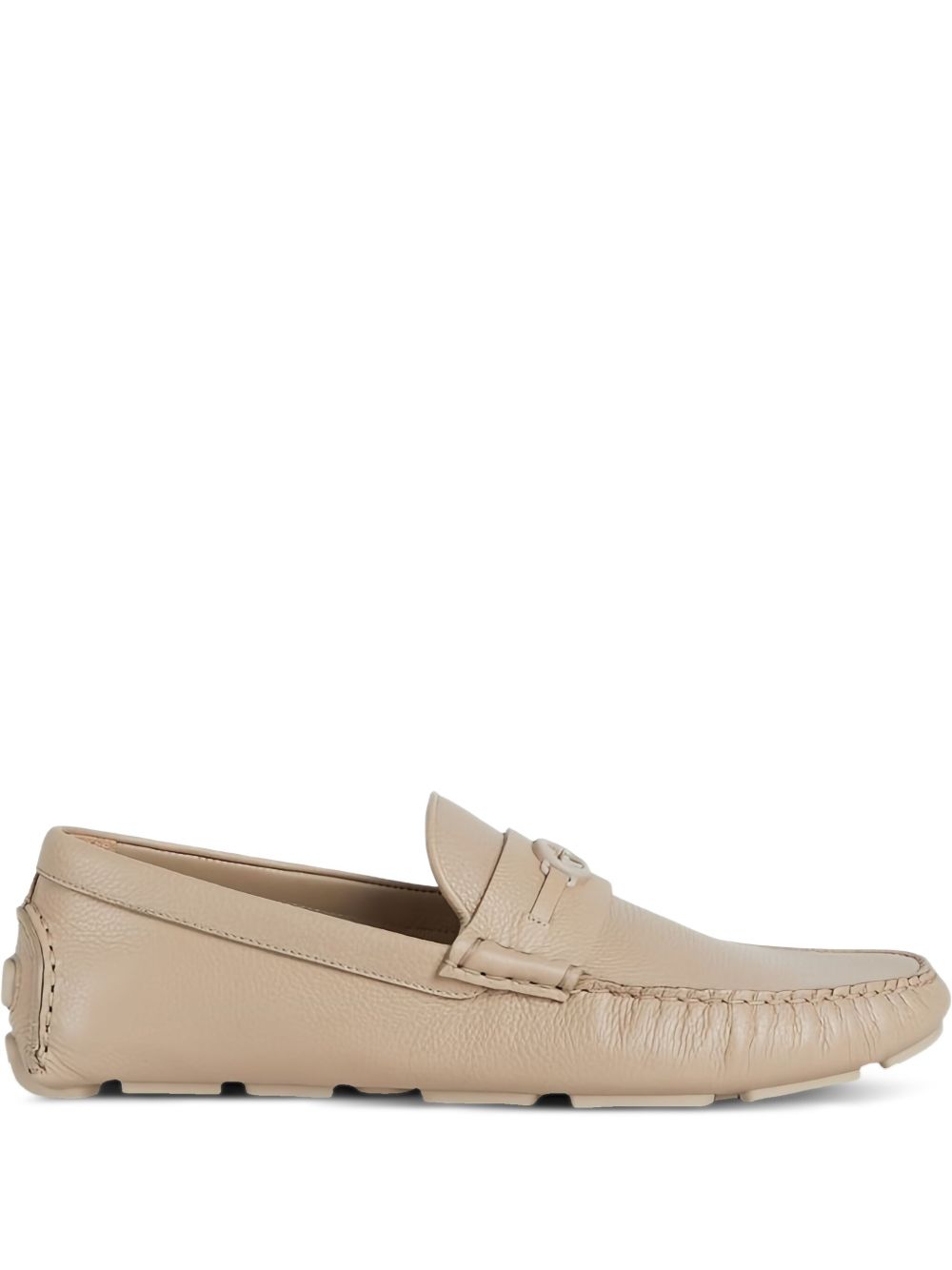GUCCI Interlocking G Logo Leather Loafers