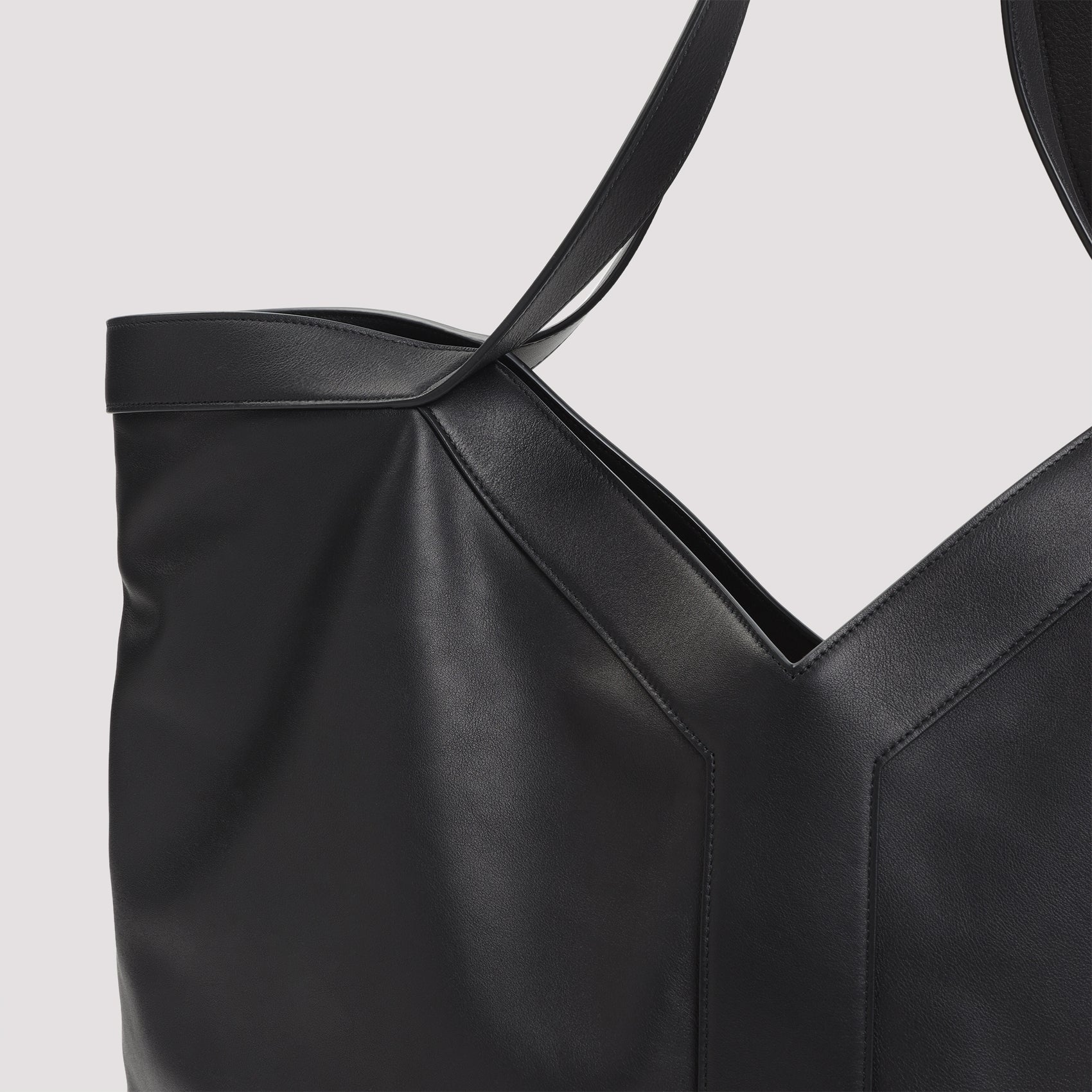 SAINT LAURENT Large Calfskin Tote Handbag for Men
