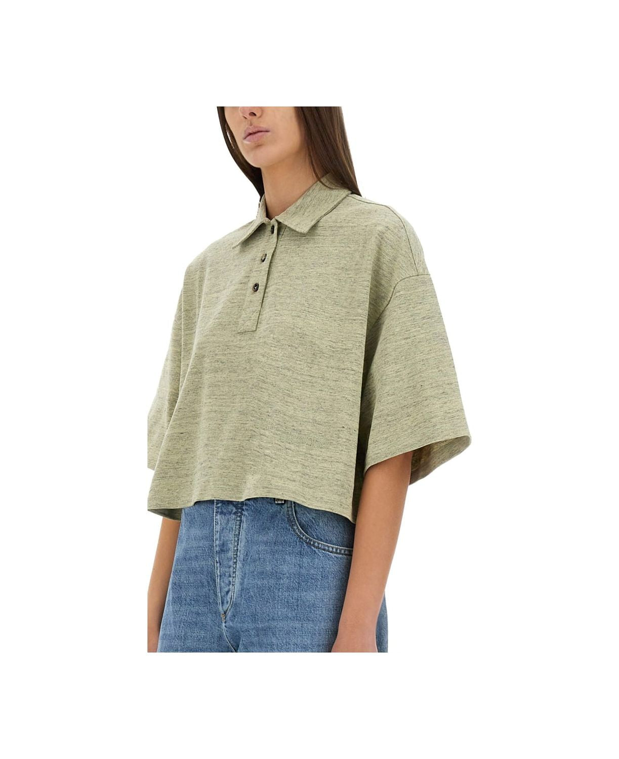 BOTTEGA VENETA Cotton Pique Polo Shirt - Size S