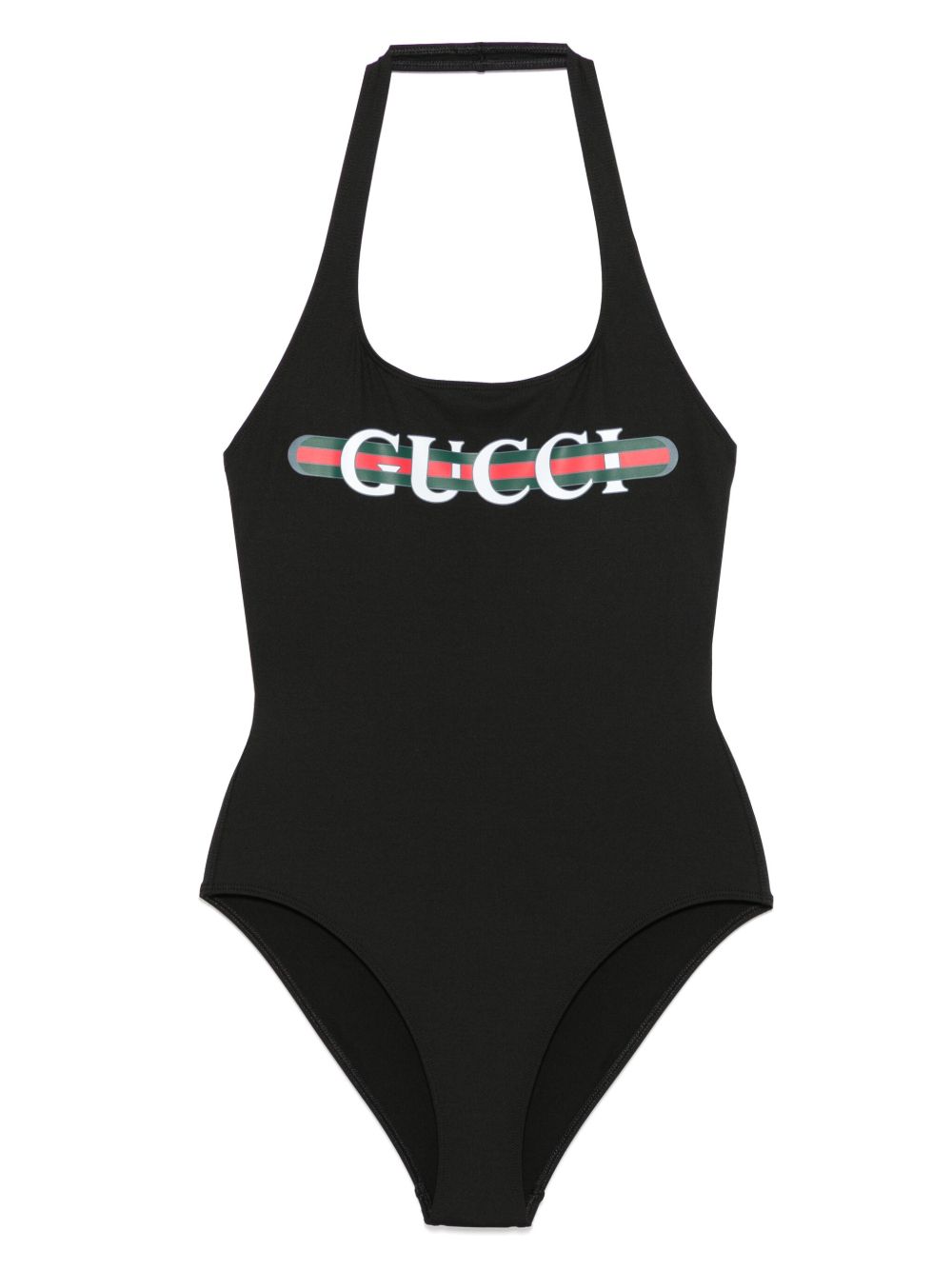 GUCCI Logo Print One-Piece Swimsuit for Women - SS25