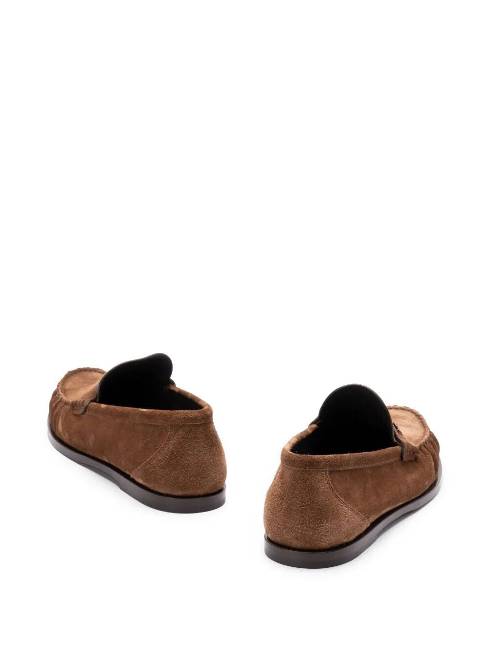 SAINT LAURENT Suede Loafers for Men - SS25 Collection