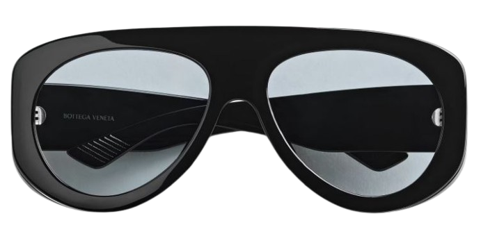 BOTTEGA VENETA Aviator Sunglasses with Sculpted Arms