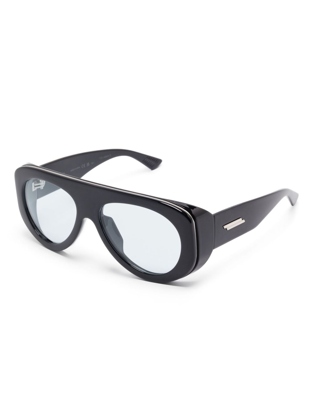 BOTTEGA VENETA Aviator Sunglasses with Sculpted Arms