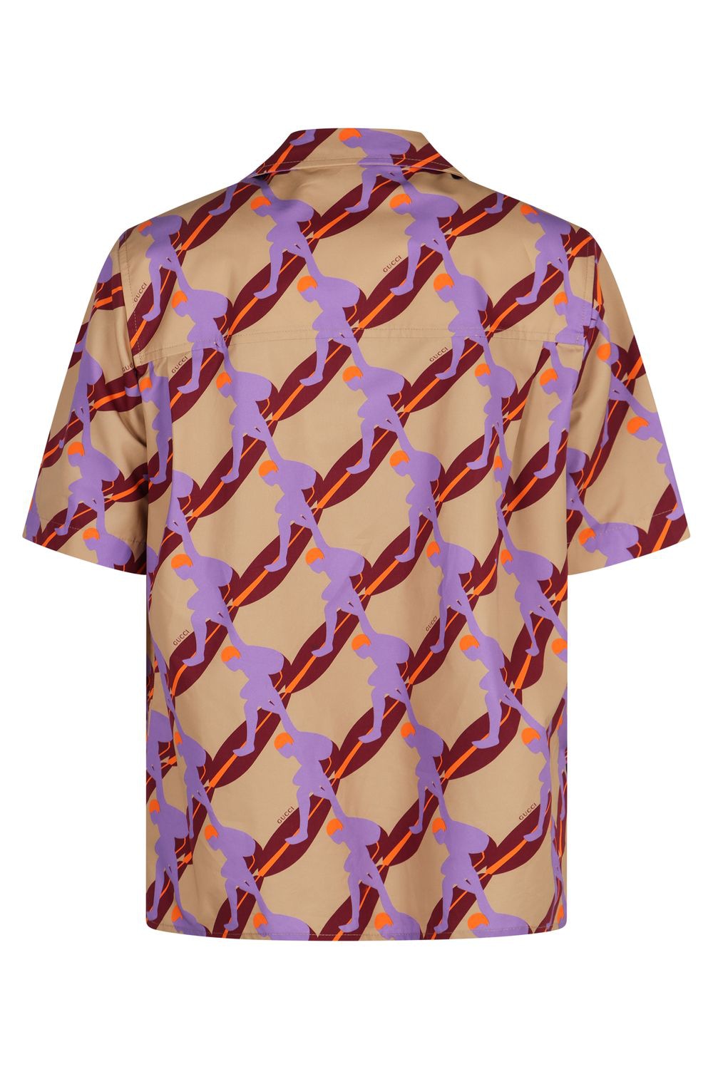 GUCCI Printed Cotton Poplin Shirt with Pockets