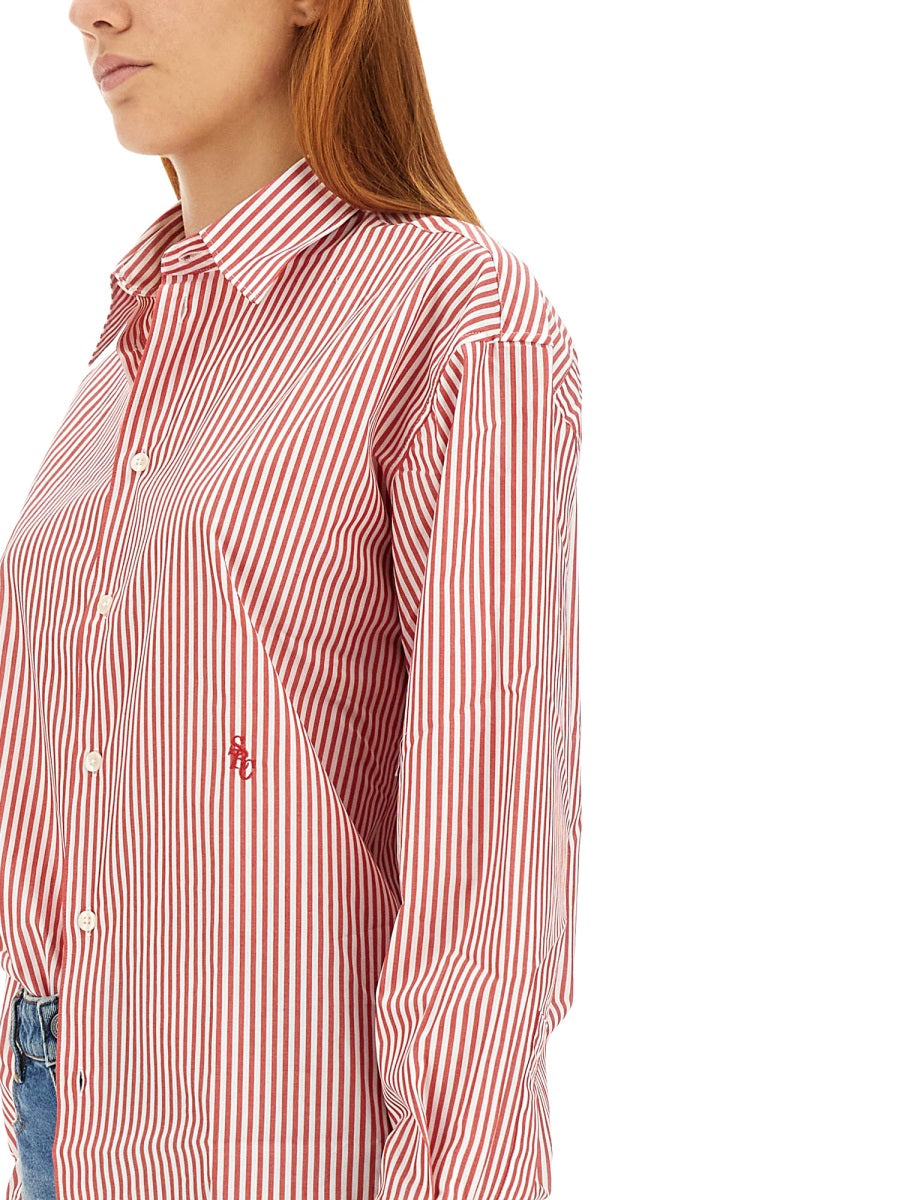 SPORTY&RICH Regular Fit Stripe Pattern Shirt - SS23