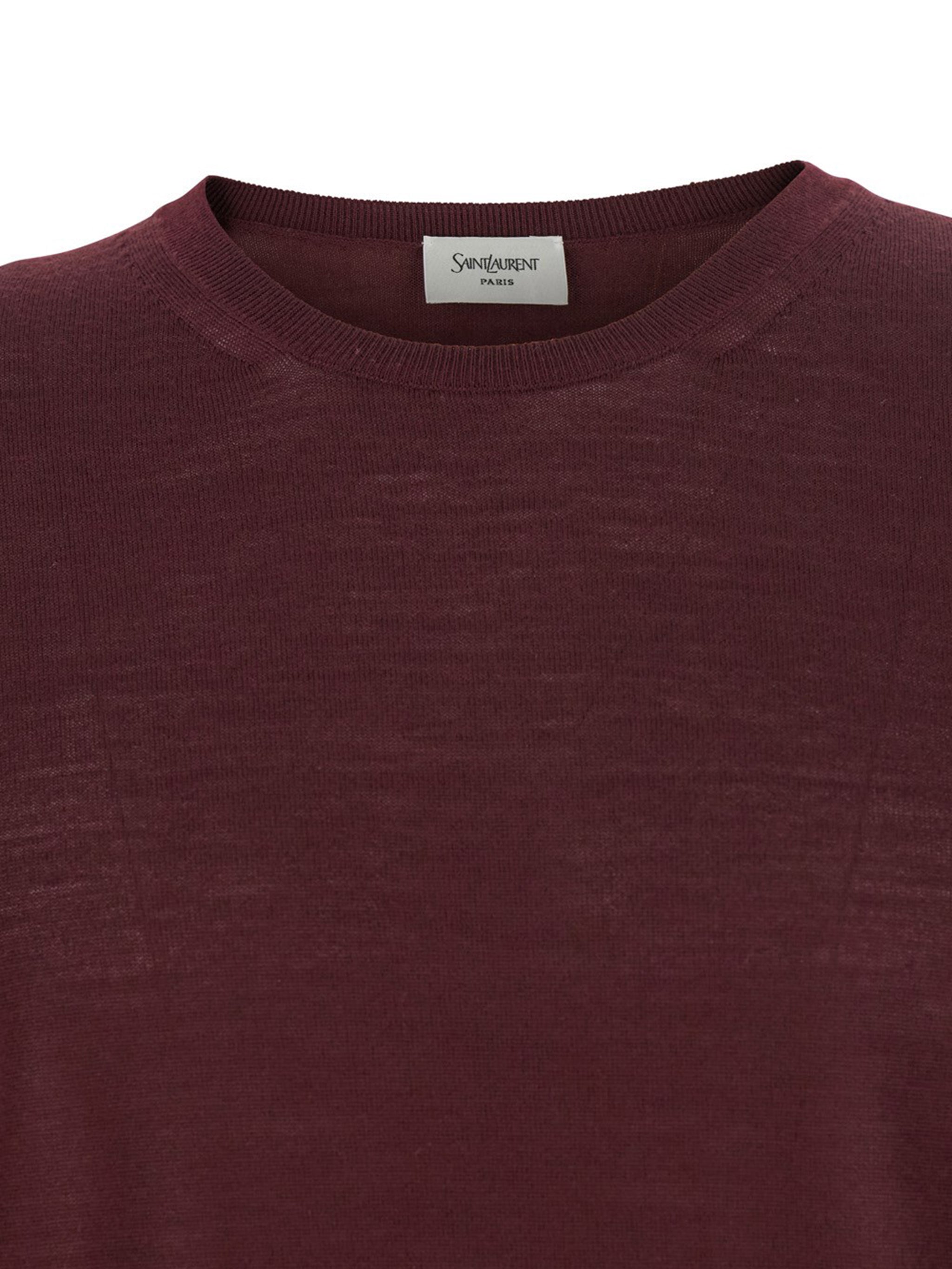 SAINT LAURENT Men's Wool Crewneck Sweater
