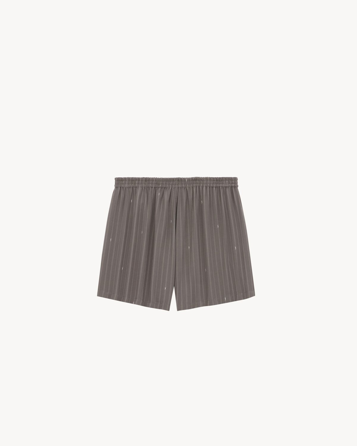 SAINT LAURENT Men's Silk Mini Shorts