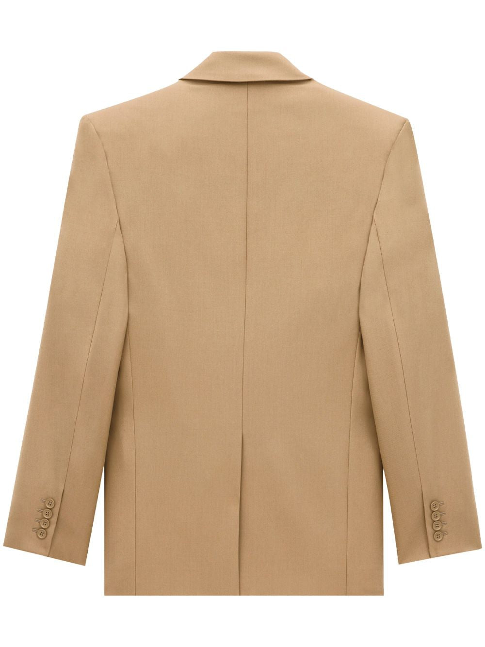 SAINT LAURENT Men's Wool Gabardine Single Breasted Jacket