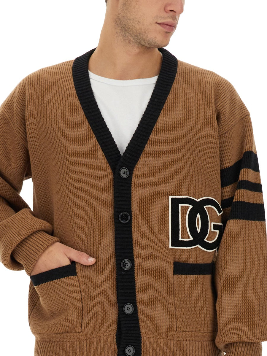 DOLCE & GABBANA Regular Fit Wool Cardigan - Perfect for Season FW23