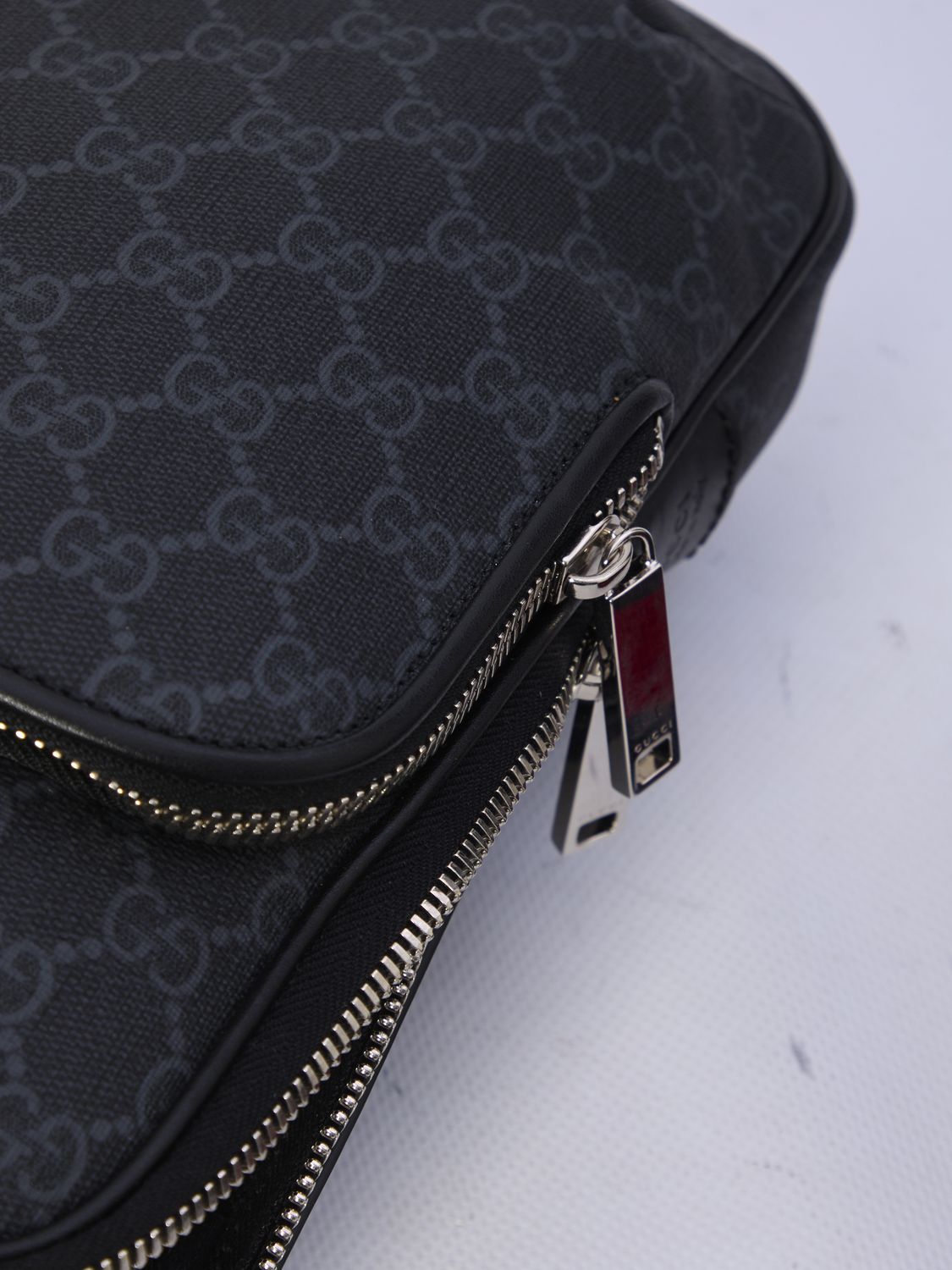 GUCCI Mini GG Supreme Fabric Shoulder Handbag