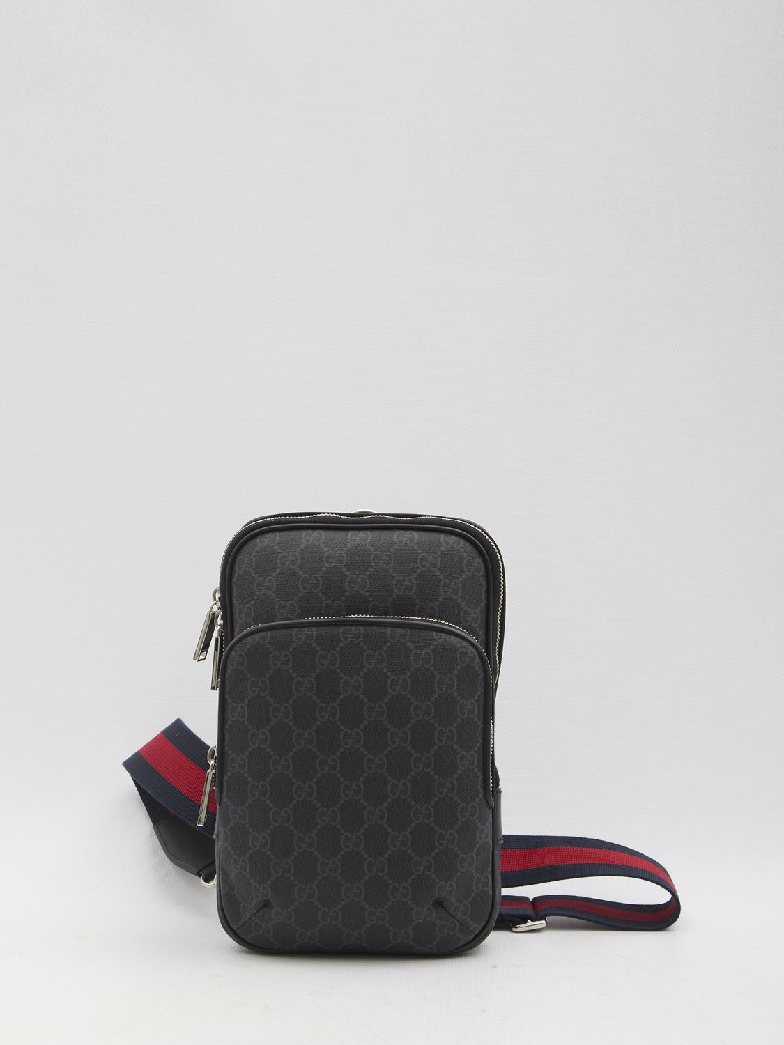 GUCCI Mini GG Supreme Fabric Shoulder Handbag