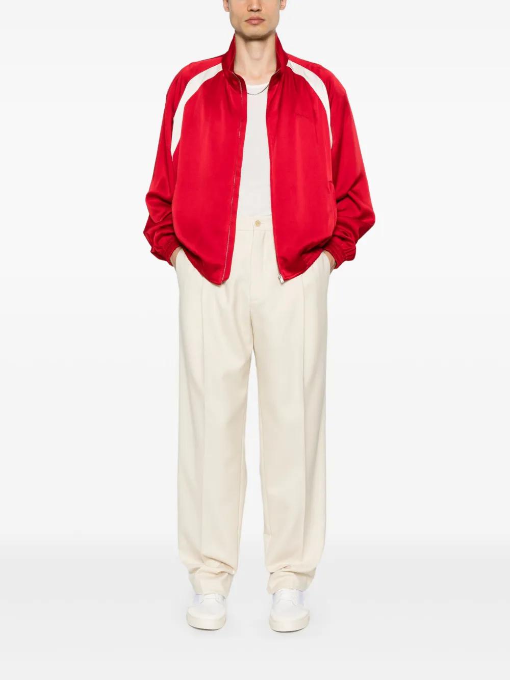 SAINT LAURENT Men's Wool Pants - Spring/Summer 2025