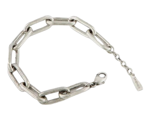 SAINT LAURENT Brass Mini Jewelry Bracelet for Men