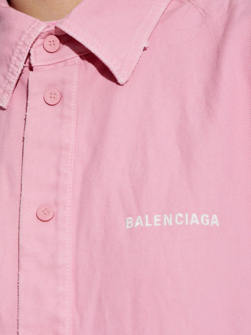 BALENCIAGA Buttoned Drop Shoulder Shirt