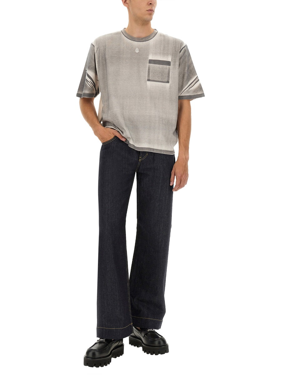 ALEXANDER MCQUEEN Multicoloured Cotton T-Shirt for Men - FW25