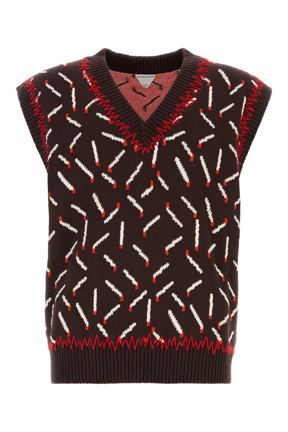 BOTTEGA VENETA Embroidered Jacquard Vest for Men