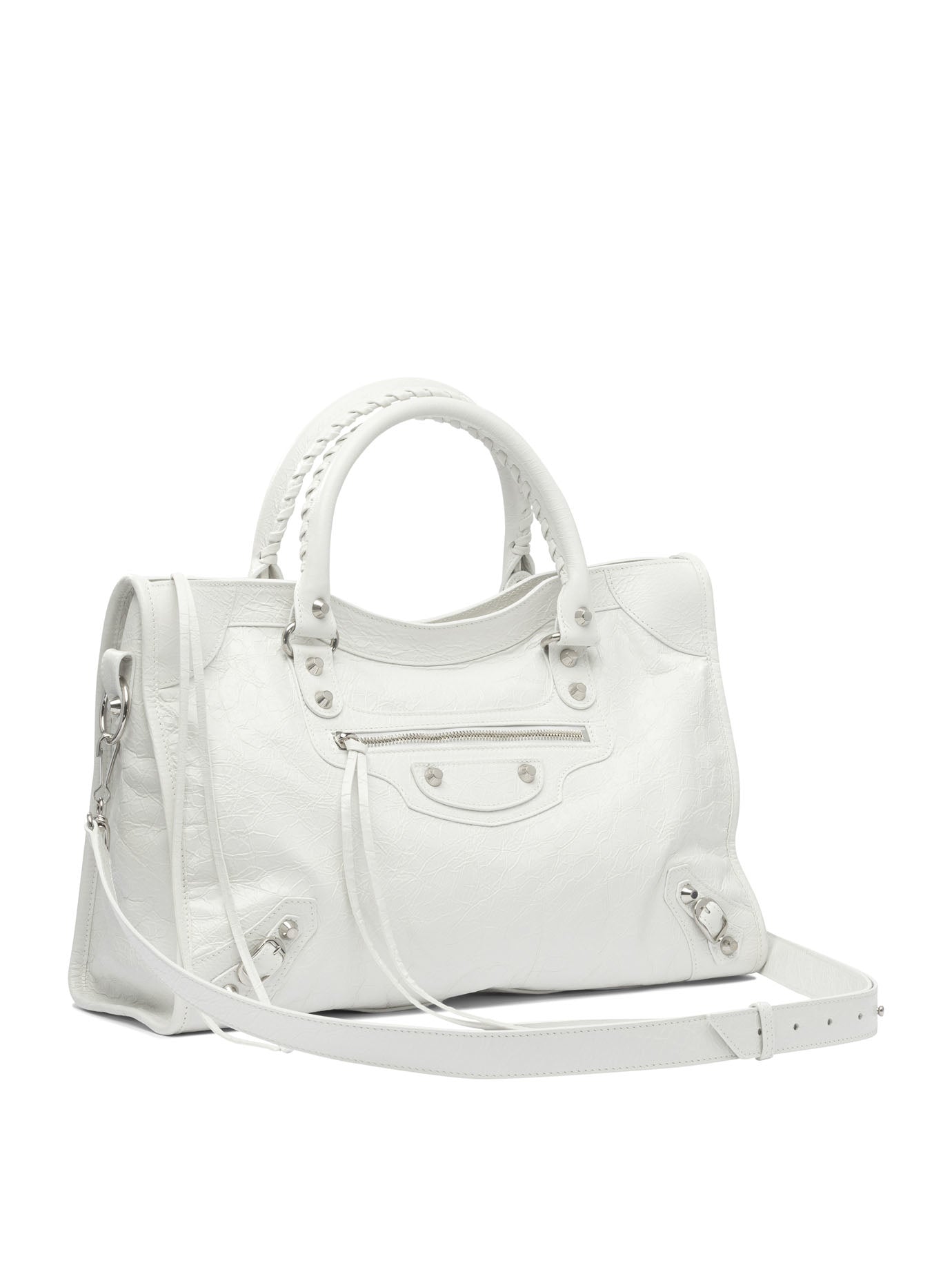 BALENCIAGA Mini Lamb Leather Shoulder Handbag