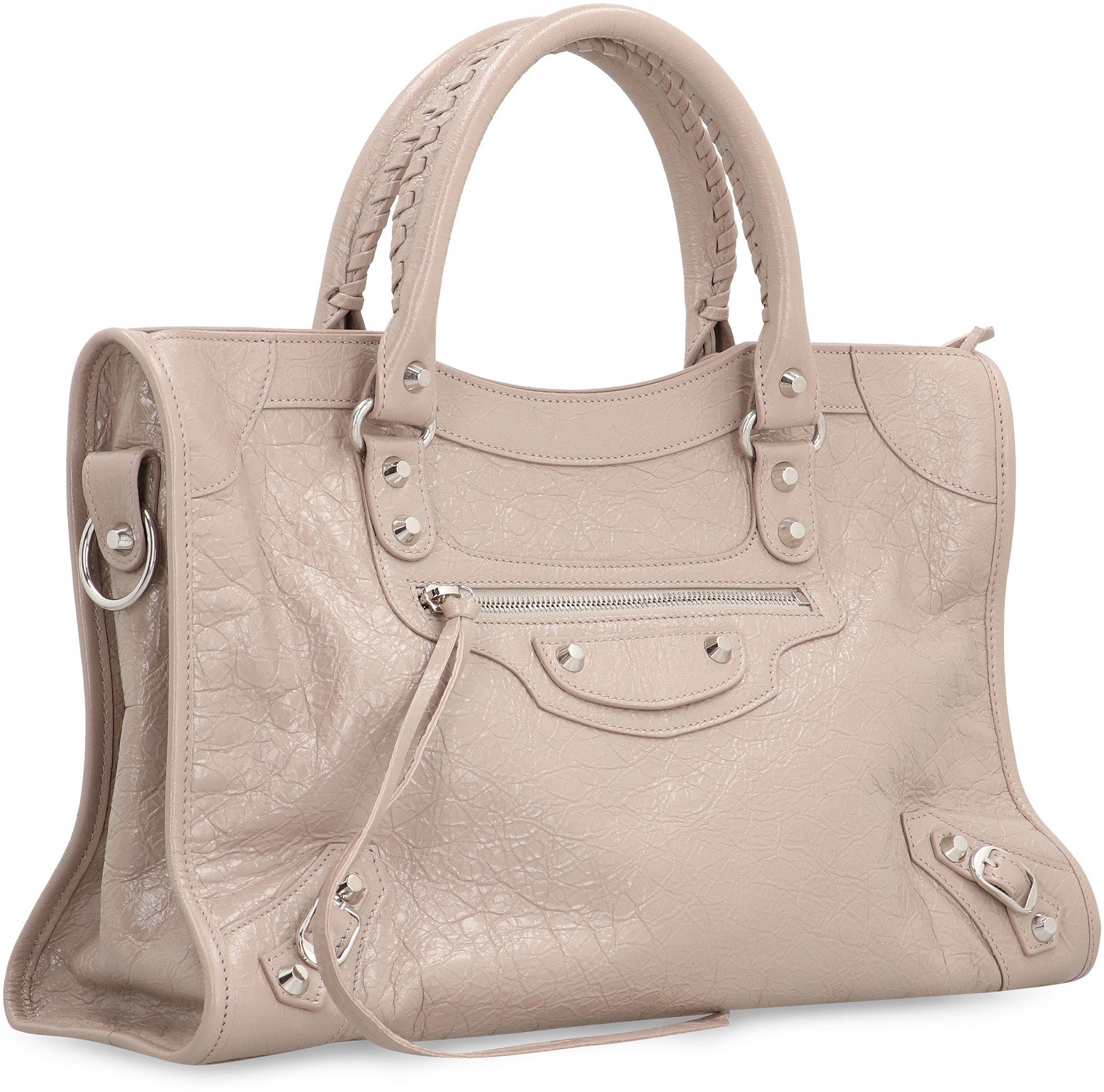 BALENCIAGA Grained Leather Le City Medium Handbag