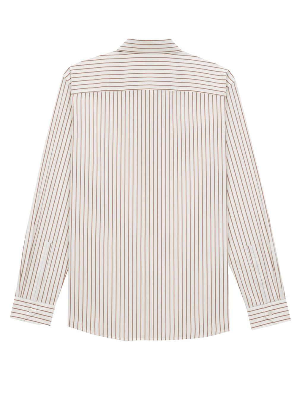 SAINT LAURENT Striped Cotton Poplin Shirt for Men - SS25 Collection