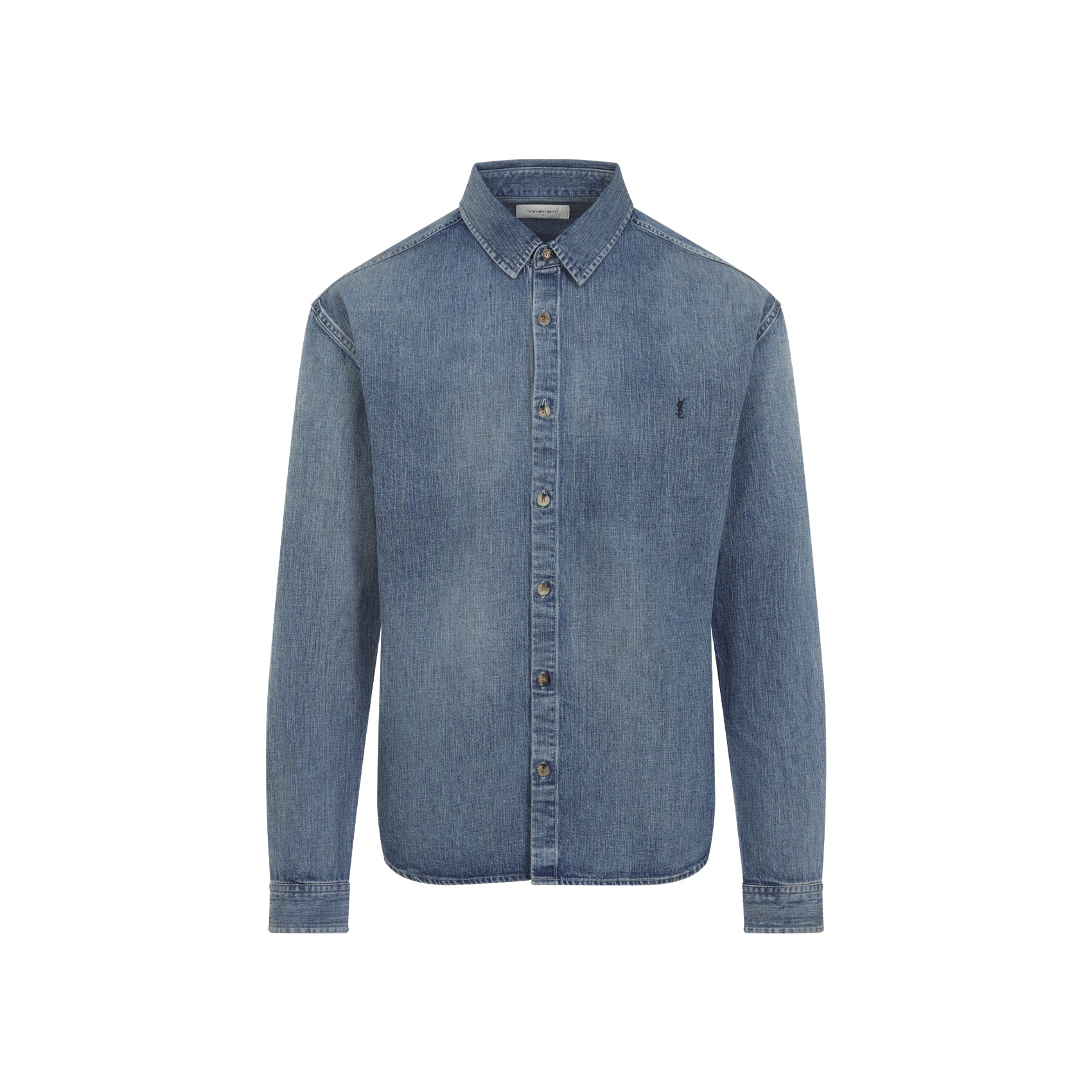 SAINT LAURENT Classic Denim Shirt for Men